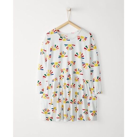 Hanna Andersson Spring Into Sunshine Playdress Size 6-7 Girls - Picture 1 of 13
